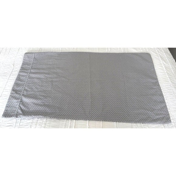 Gracious Home King Pillowcase 100% Egyptian Cotton Gray Luxury Made in Italy - Picture 4 of 7